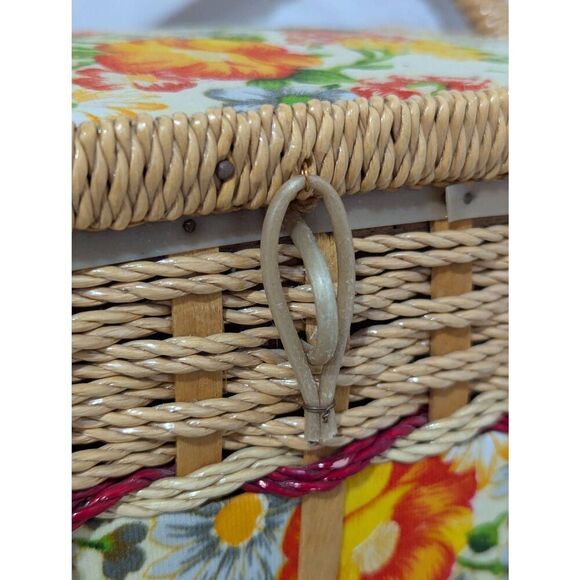 Vintage 60's Sewing Basket Booklet Denim Patches & 1lb. Vintage Buttons - Picture 7 of 12